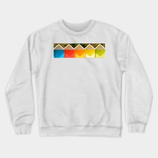 Beach Huts, Scarborough Crewneck Sweatshirt